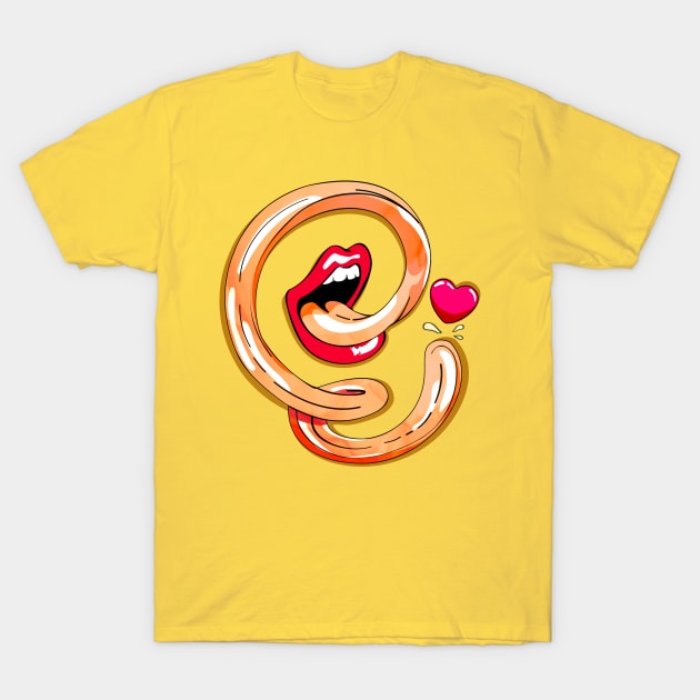 wear one's heart on one's sleeve T-Shirt by masslos